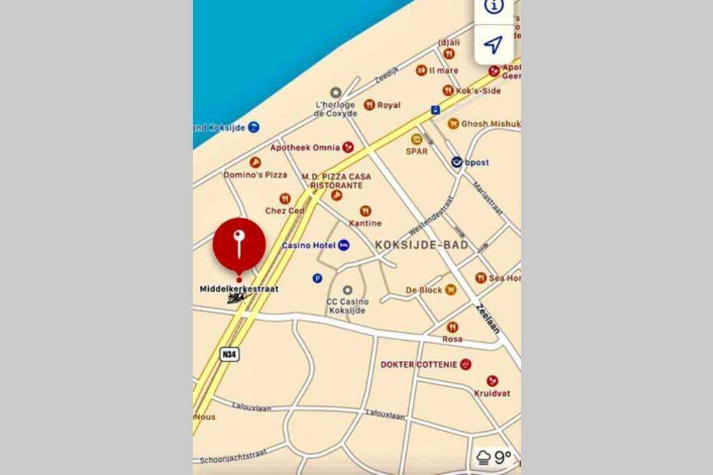 Zonnige Studio Mermoz Koksijde-Bad Dış mekan fotoğraf